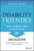 Book cover for "Disability friendly"