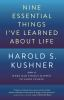 Book cover for "Nine essential things I've learned about life"
