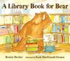 Book cover for "A library book for Bear".