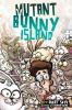 Book cover for "Mutant bunny island"