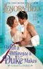 Book cover for "What a difference a duke makes".