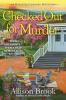 Book cover for "Checked out for murder".
