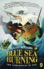 Book cover for "Blue sea burning".