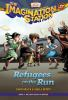 Book cover for "Refugees on the run".