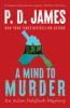 Book cover for "A mind to murder".