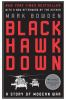 Book cover for "Black Hawk down"