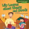 Book cover for "Lily learns about wants and needs".