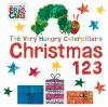 Book cover for "The very hungry caterpillar's Christmas 123"