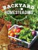 Book cover for "Backyard homesteading"