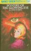 Book cover for "Mystery of the glowing eye".