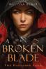 Book cover for "A broken blade"