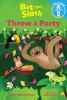 Book cover for "Bat and Sloth throw a party".