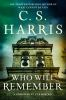 Book cover for "Who will remember".