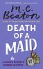 Book cover for "Death of a maid".