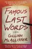 Book cover for "Famous last words"