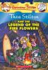 Book cover for "Thea Stilton and the legend of the fire flowers".