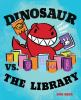 Book cover for "Dinosaur vs. the library".