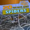 Book cover for "20 fun facts about spiders".