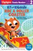 Book cover for "Kit and Kaboodle ride a roller coaster"