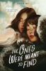 Book cover for "The ones we're meant to find"