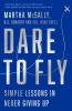 Book cover for "Dare to fly"