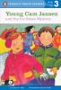 Book cover for "Young Cam Jansen and the ice skate mystery".