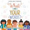 Book cover for "What are your words?"