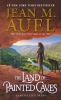 Book cover for "The land of painted caves".