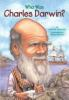 Book cover for "Who was Charles Darwin?".