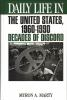 Book cover for "Daily life in the United States, 1960-1990".