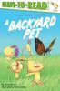 Book cover for "A backyard pet".
