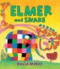 Book cover for "Elmer and Snake".