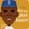 Book cover for "Who was Jackie Robinson".