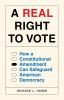 Book cover for "Real right to vote"