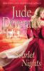 Book cover for "Scarlet nights".