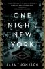 Book cover for "One night, New York"