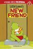 Book cover for "Little Lizard's new friend".