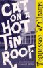 Book cover for "Cat on a hot tin roof"