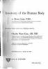 Book cover for "Anatomy of the human body".