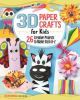 Book cover for "3D paper crafts for kids"