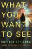 Book cover for "What you want to see".
