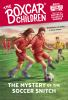 Book cover for "The mystery of the soccer snitch".