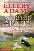 Book cover for "Murder on the poet's walk".