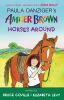 Book cover for "Paula Danziger's Amber Brown horses around".