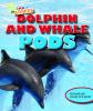 Book cover for "Dolphin and whale pods".
