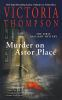 Book cover for "Murder on Astor Place".