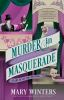 Book cover for "Murder in masquerade".