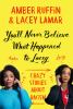 Book cover for "You'll never believe what happened to Lacey"