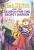 Book cover for "The search for the secret garden".