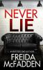 Book cover for "Never lie"